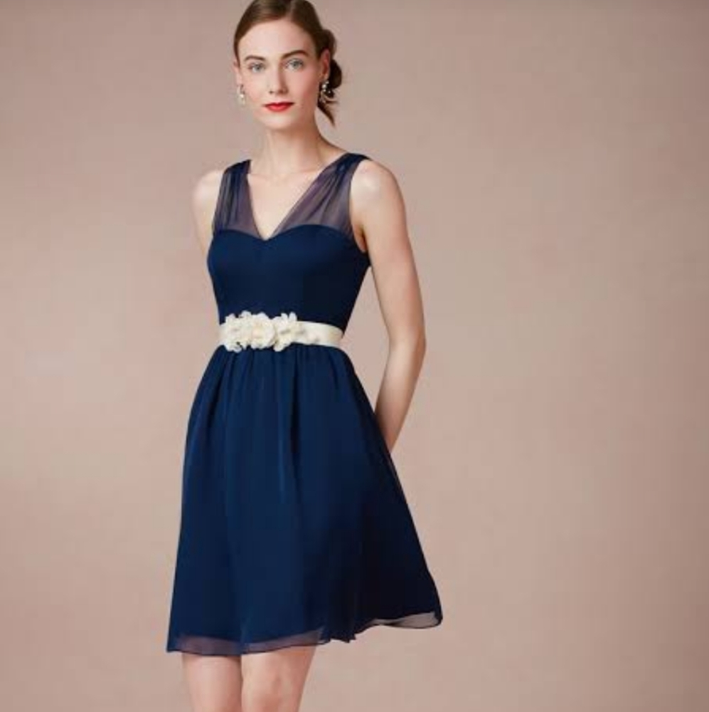 BHLDN Quillaree Ainsley sapphire dress
